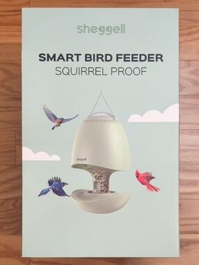 Sheggell Smart Bird Feeder Squirrel Proof NWT